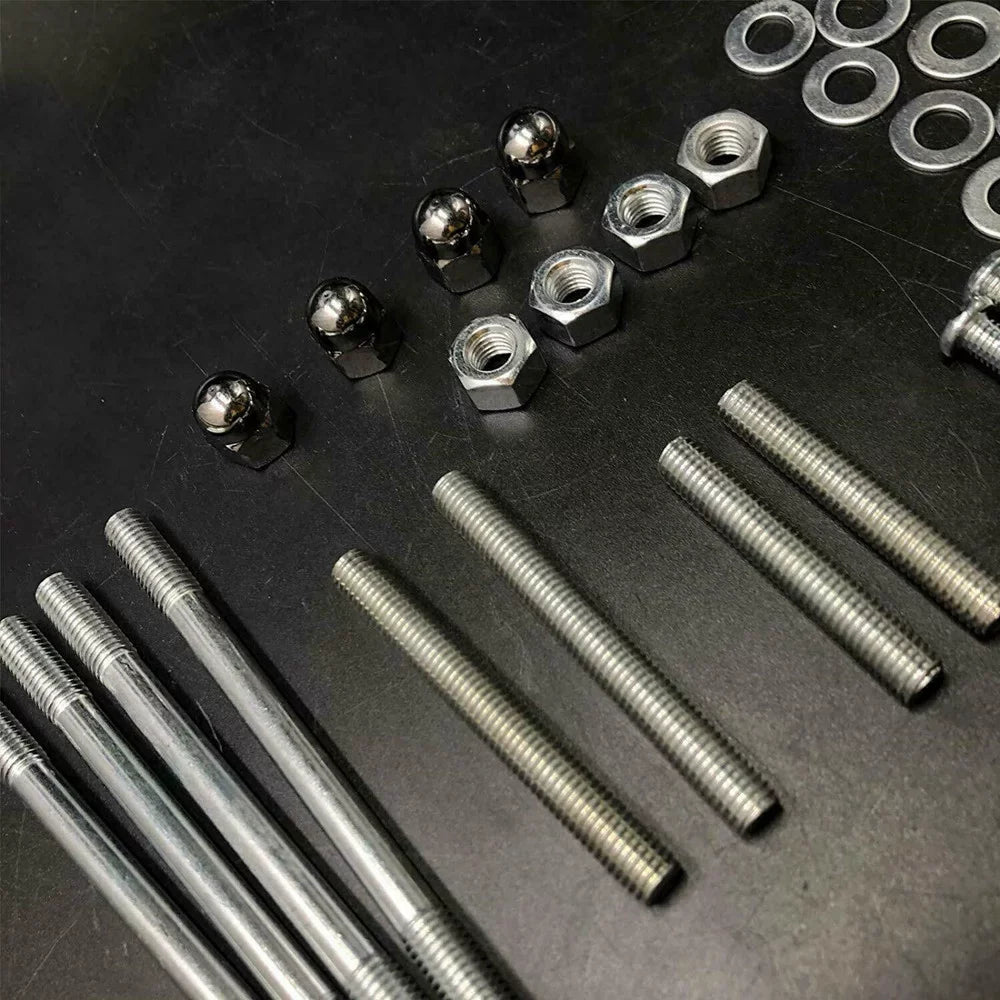 Engine Stroke 2 Screws, Studs, for Bike Gas Kit DONSP1986 Motor yd100/66cc/80cc Bolts, Washers Set