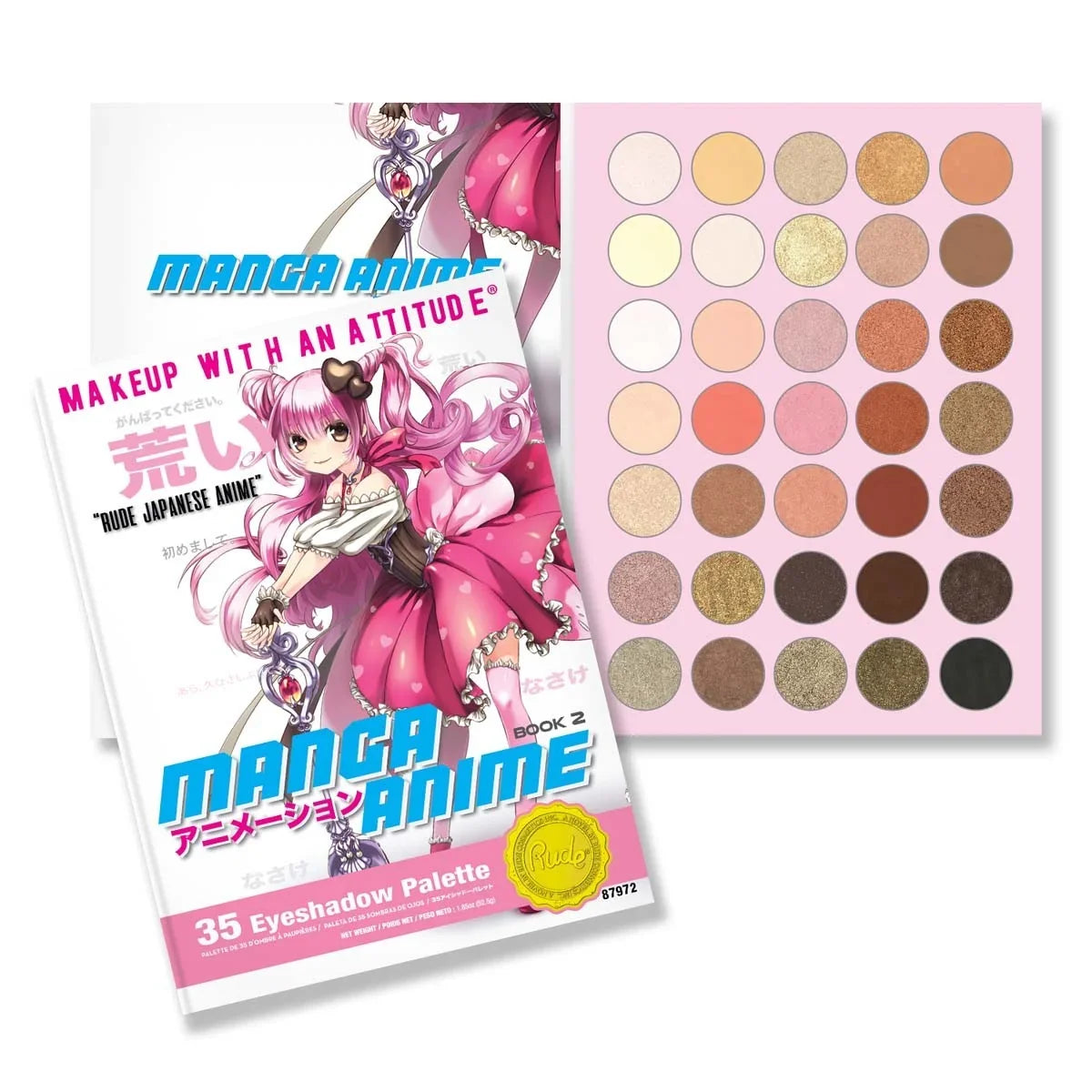 35 Manga Book - Palette 2 Anime RUDE Eyeshadow