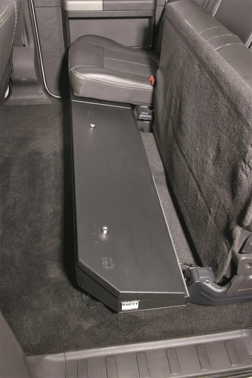 Seat 2003-2016 Ford Security Lockbox; 309-01 SuperDuty SuperCrew Under Tuffy Products Black;