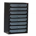 Duty Black 8-Drawer Cabinet  Sliding Rack Heavy