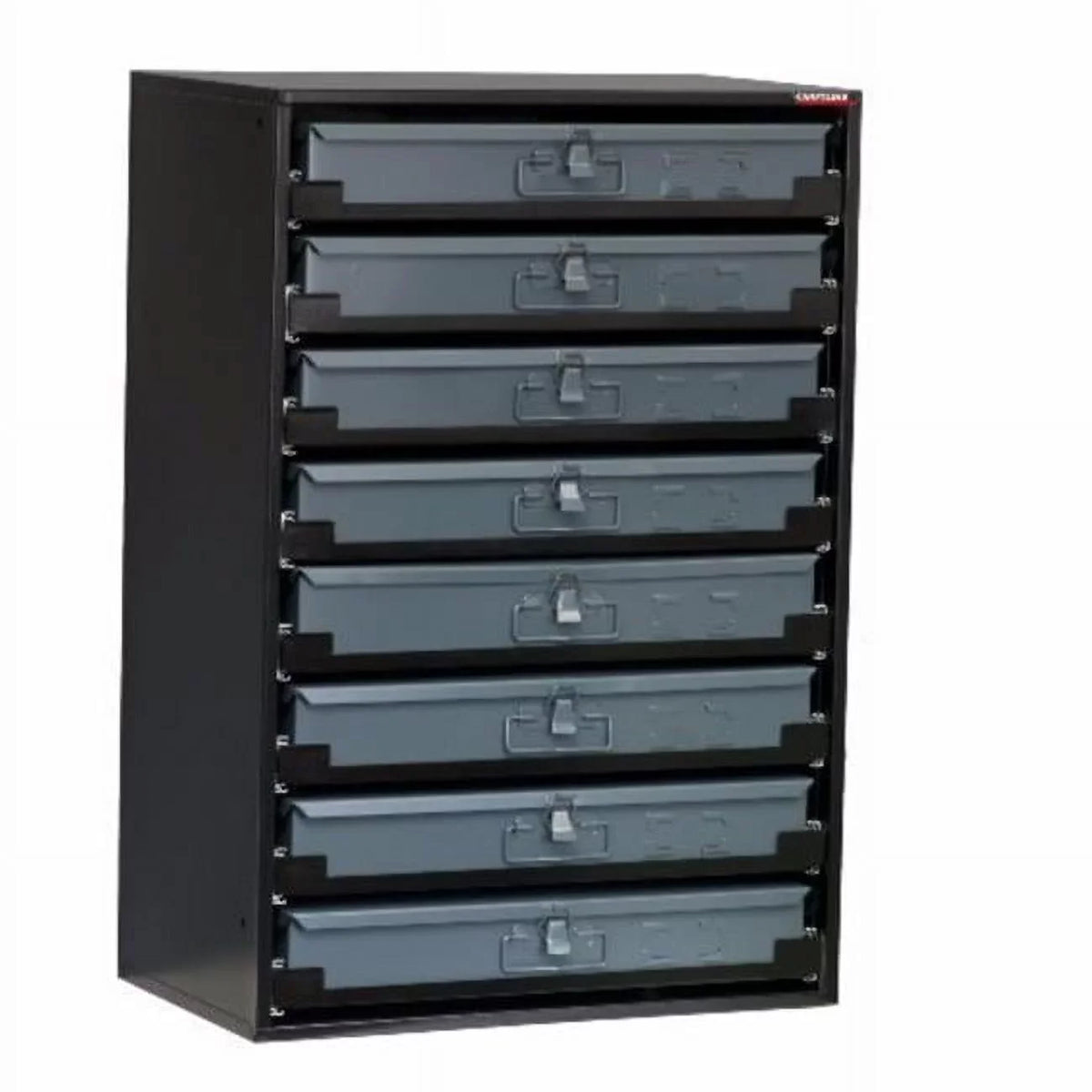 Duty Black 8-Drawer Cabinet  Sliding Rack Heavy