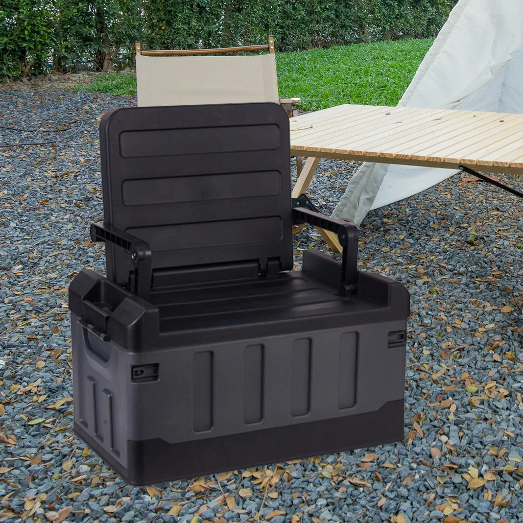 Car for Storage Backpacking Office Home Sedan Bins Car Organizer Crate Black Trunk