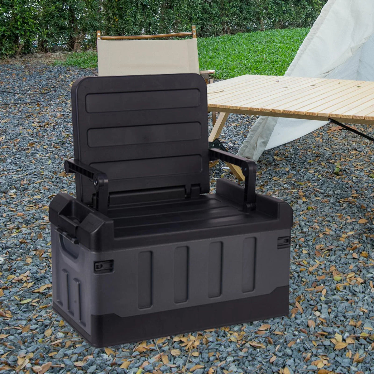 Car for Storage Backpacking Office Home Sedan Bins Car Organizer Crate Black Trunk