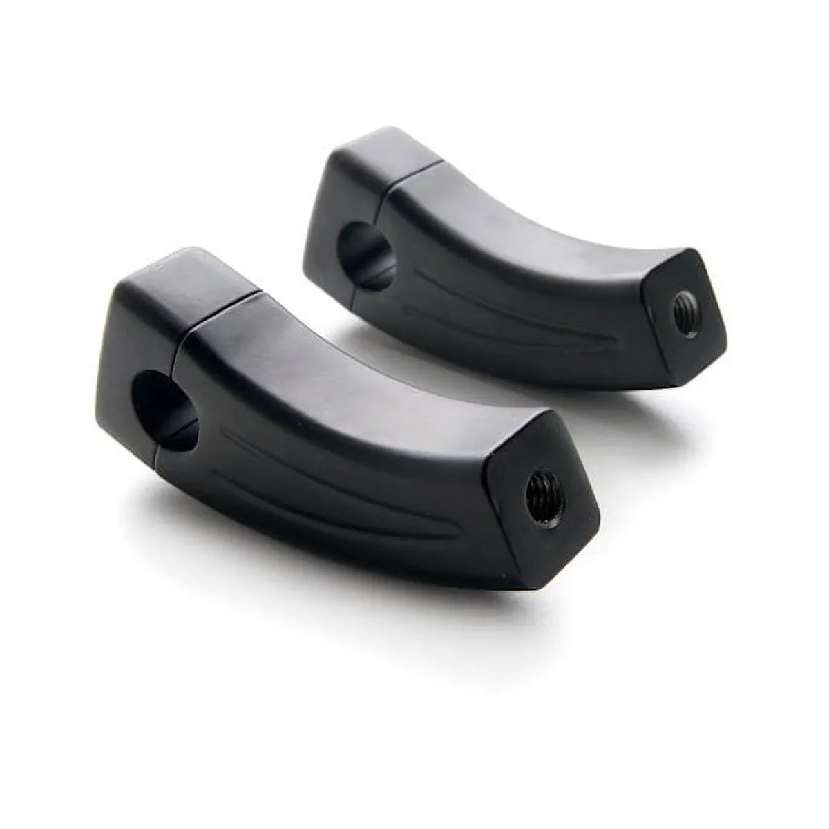 Black Bike 990 7/8" Adventure 3.5" with Krator Handlebar KTM 50 Risers Pullback Compatible 950