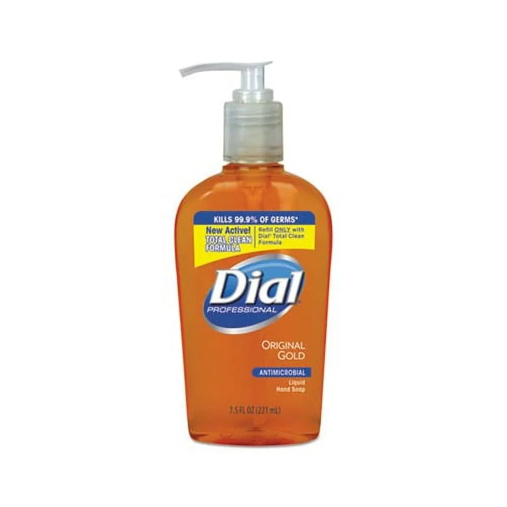 Fragrance, 12/Carton Bottle, Floral Pump 7.5 Soap Antimicrobial Gold oz Hand