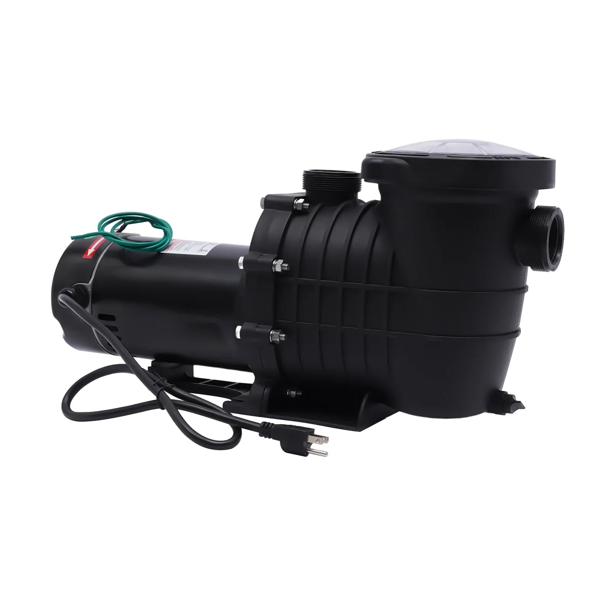 Inground/ Ground Miumaeov Connectors Basket Pool Above In-Ground Strainer with Voltage Dual Pump, and 2HP 6815GPH Swimming Pool Pump