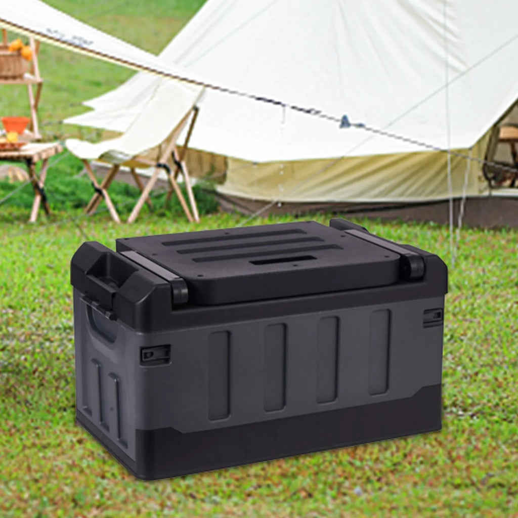 Car for Storage Backpacking Office Home Sedan Bins Car Organizer Crate Black Trunk