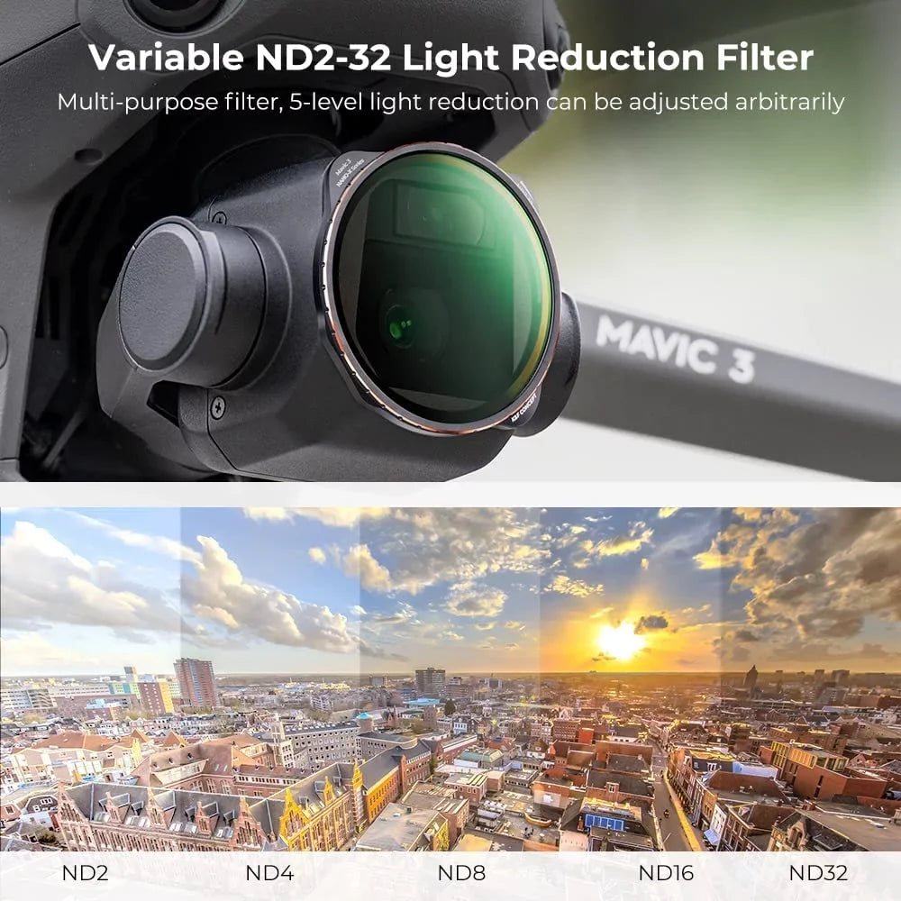with DJI Variable ND 3 Neutral Stops) (1-5 Mavic Mavic Density for Filter Cine, / Filter 28 3 ND2-ND32