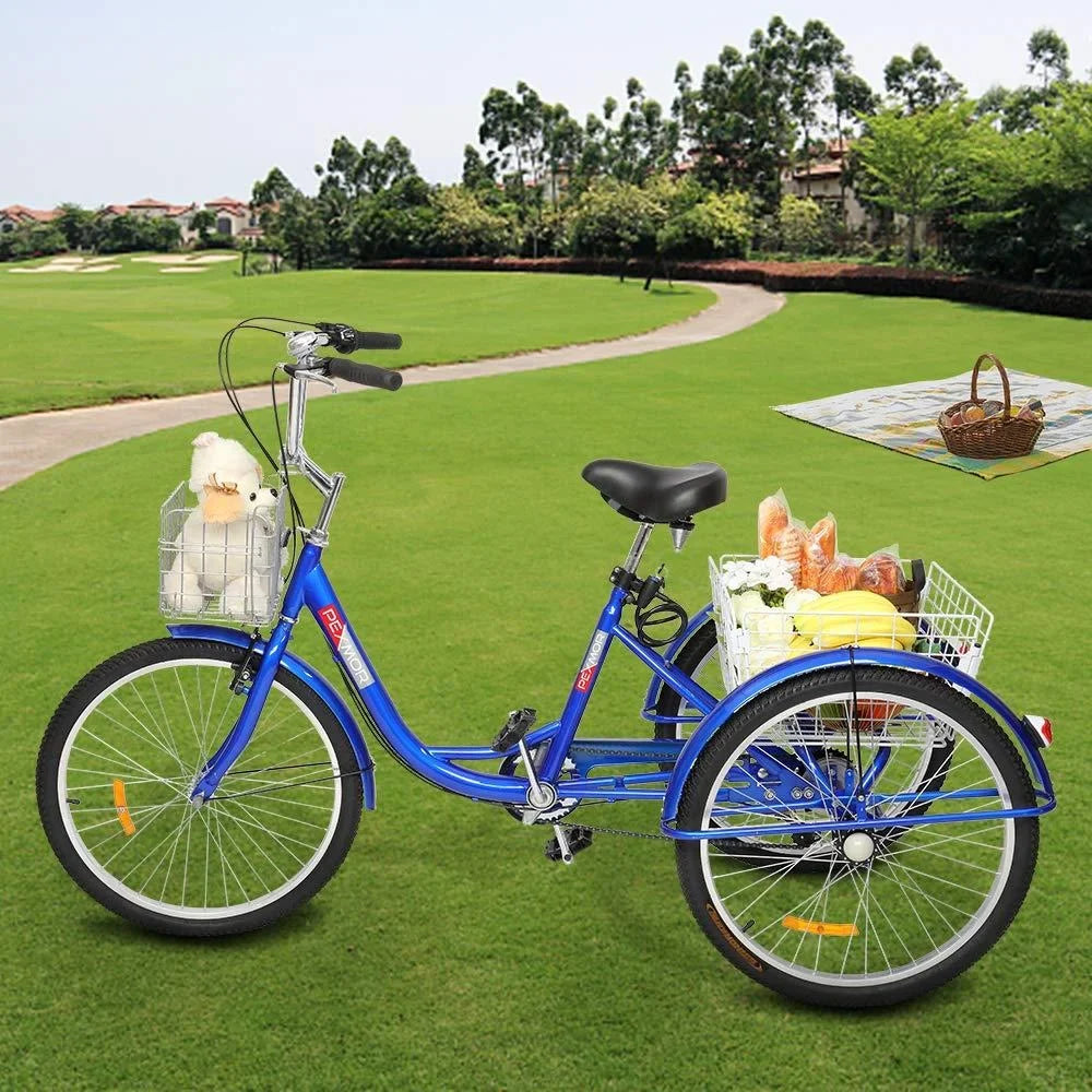 Bike, Men's Adult Wheel Blue Women's Tricycle SalonMore 26-Inch