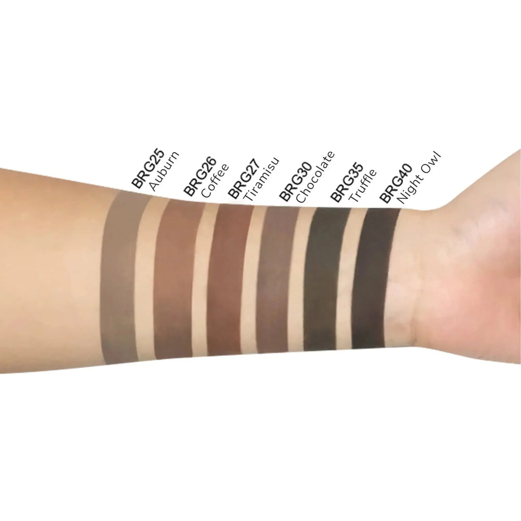 Texture Hazel Matte Pro 6.2g Eye Brow - Palette Free 3 Paraben Makeup-Street Colors Vegan