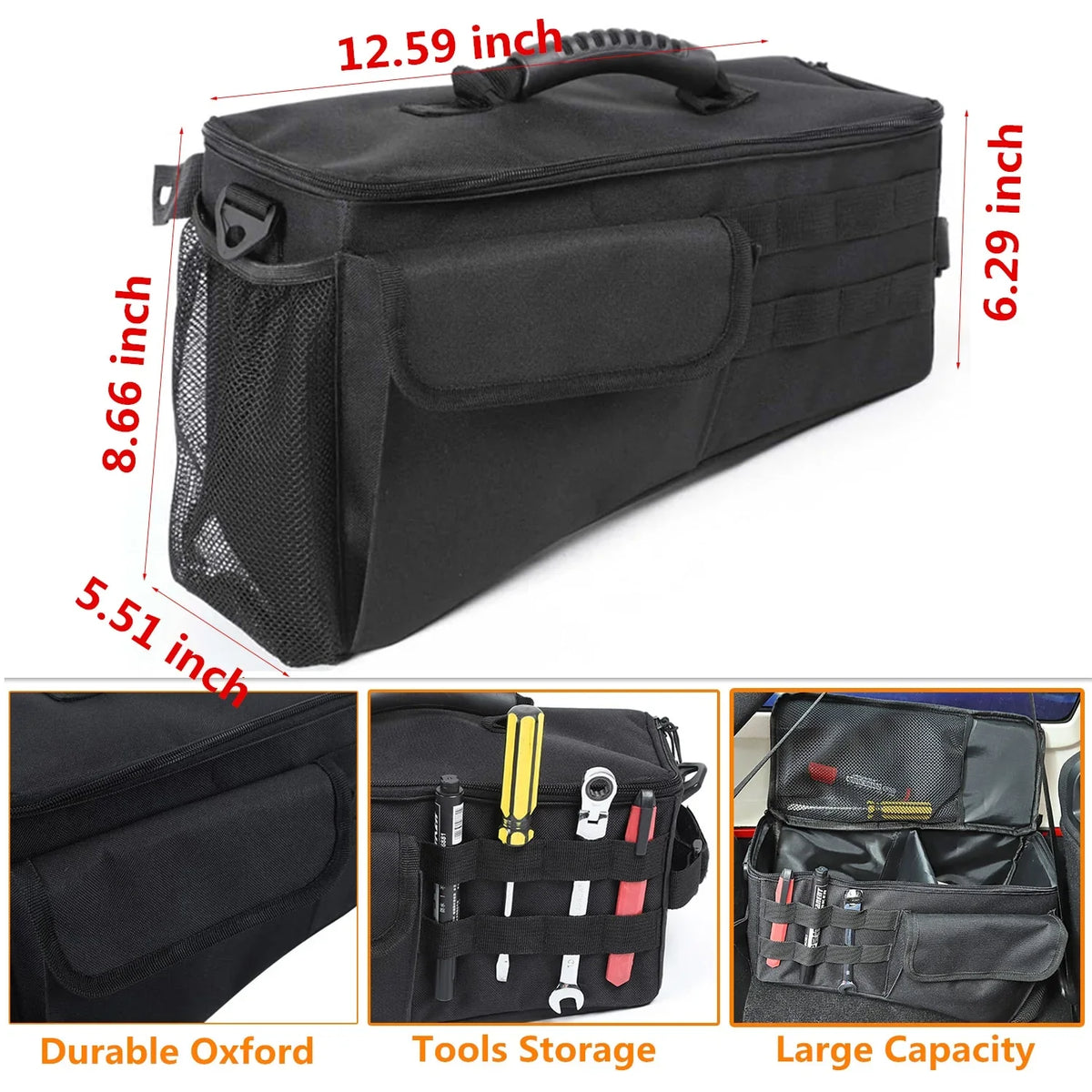 for Car 2007-2024 Tray Interior Bag JL 4 Tidying Side JK Tool Accessories Doors Stowing Organizer Jeep