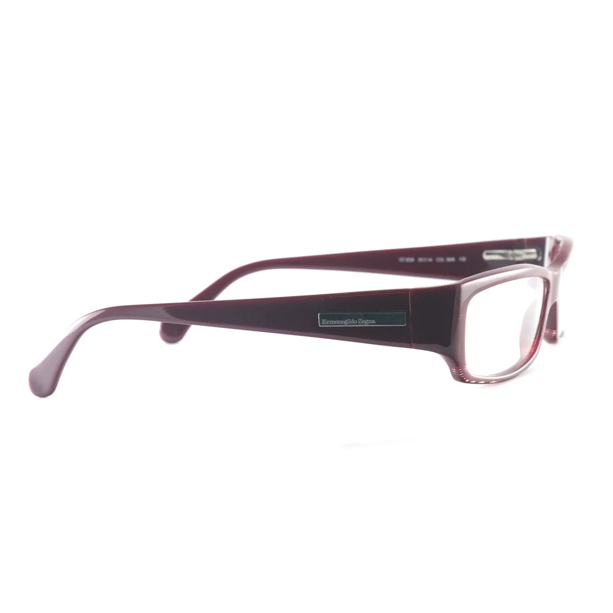 135 Zegna Eyeglasses Rectangle VZ3536 9M8 Red 55 Women's Ermenegildo 14