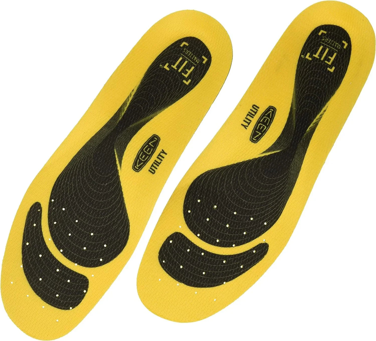L Work for Neutral KEEN Insole Arch Utility with Yellow K-10 Replacement Boots Pad Heel in Support Mens