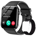 Modes 100+ iOS, for Fitness Sports Women with Smart Assistant, Android for Liquidproof, Call/Voice 1.83" and Watch Black Bluetooth Watch