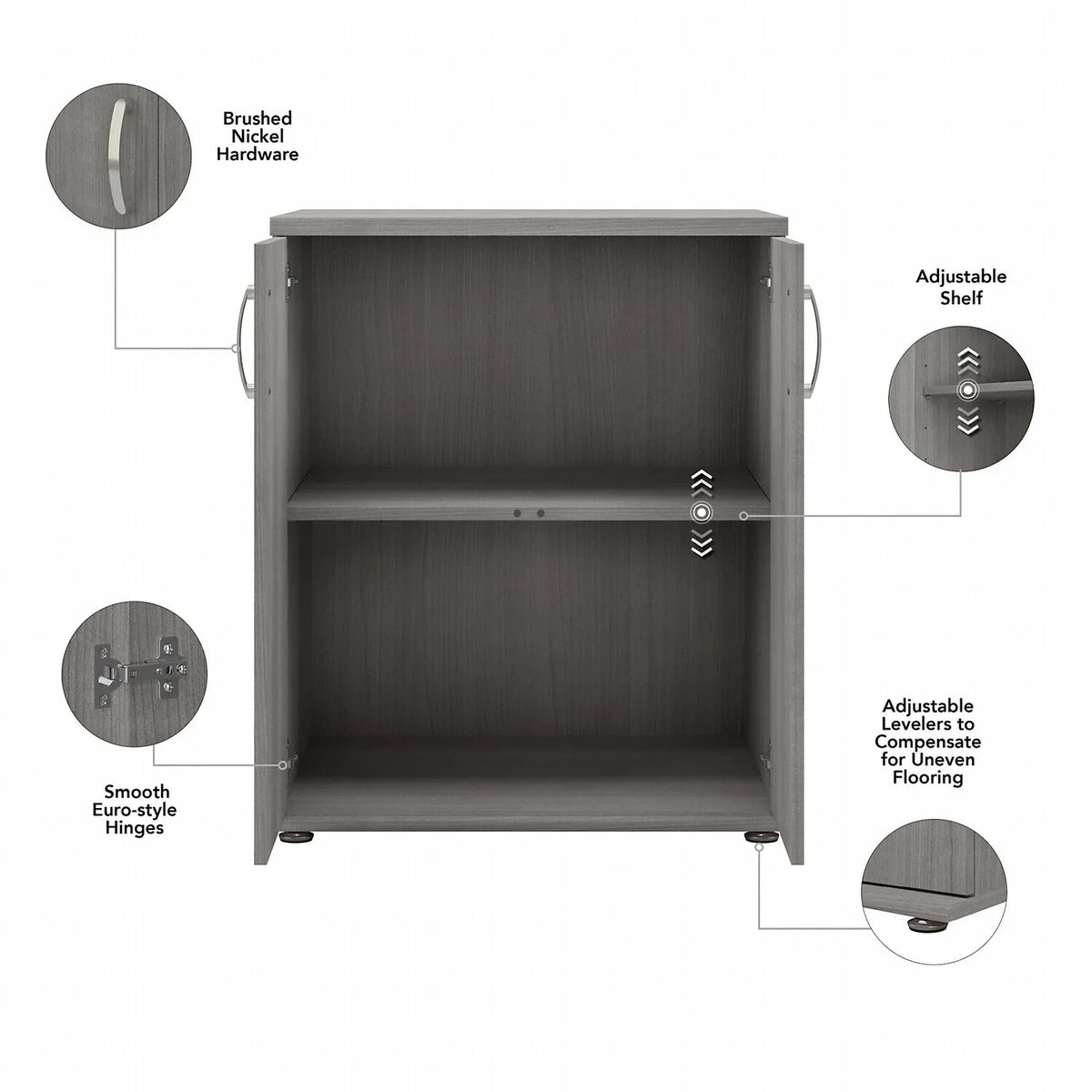 Charm Doors In Shelves Garage And Storage Platinum Classic With Gray Cabinet Maykoosh