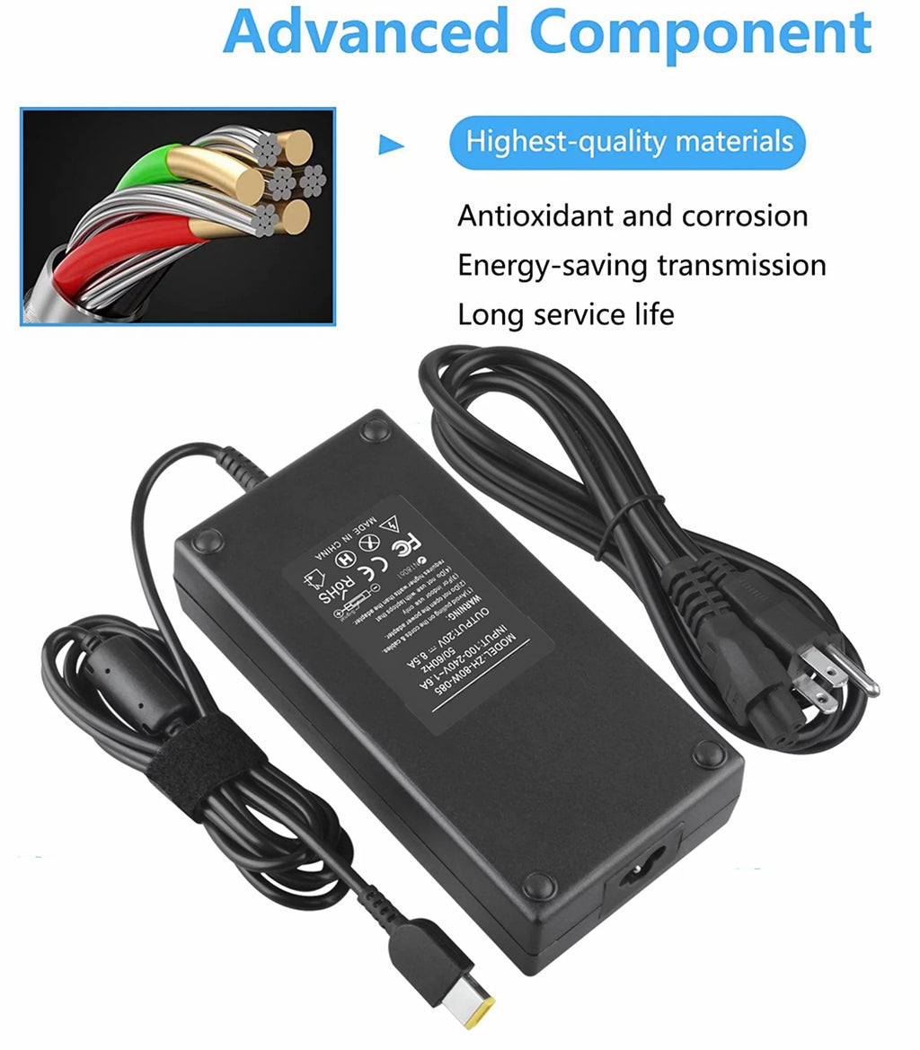 E440 Yoga KONKIN 36200321 S431 X240 E555 for 45N0487 X250 ThinkPad 20V BOO AC Adapter Lenovo W550s 8.5A E450 T540p PA-1171-71 15 W540 Replacement 4X20E50574 Laptop 36200321 Compatible 170W Charger