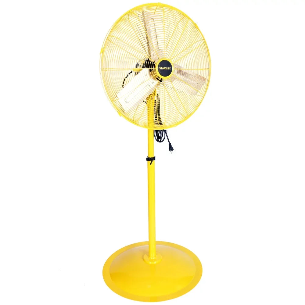 STANLEY Industrial Non-Oscillating ST-24P Pedestal Fan, High-Velocity