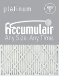 Filters Pack) MERV Platinum 11 Accumulair Air (6 20x25x6