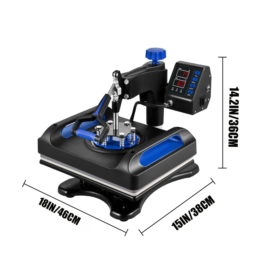 Blue T-Shirts, Inches for Digital Printing, Vinyl Swing Bag, Heat Control Transfer Printer 360 Sublimation Press Printer, x Away 975W, 15 Machine LCD Pillow, Transfer Banner Precise 15 Canvas
