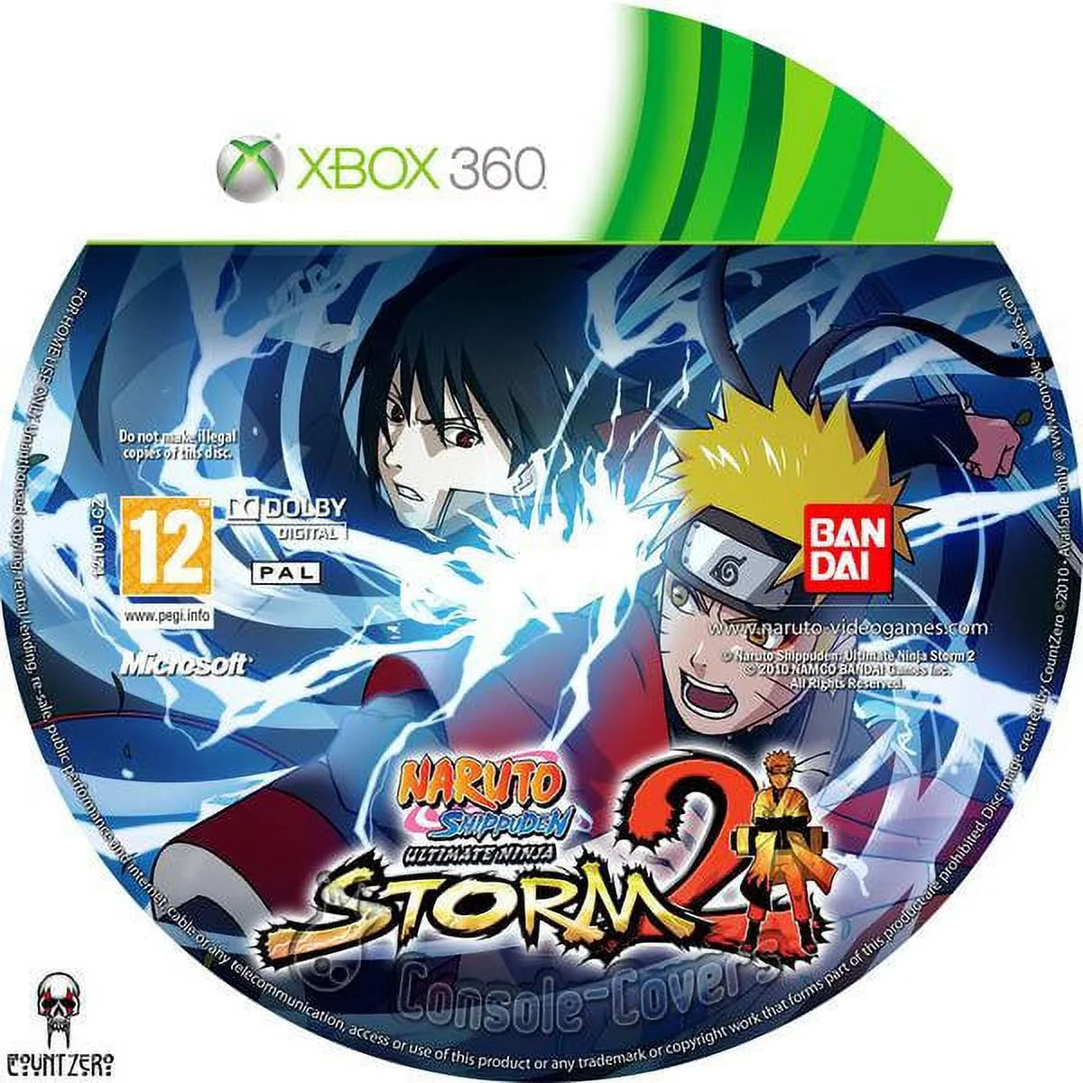 Storm 2 Naruto - Ultimate (Xbox Namco Game Shippuden: Video Ninja 360)