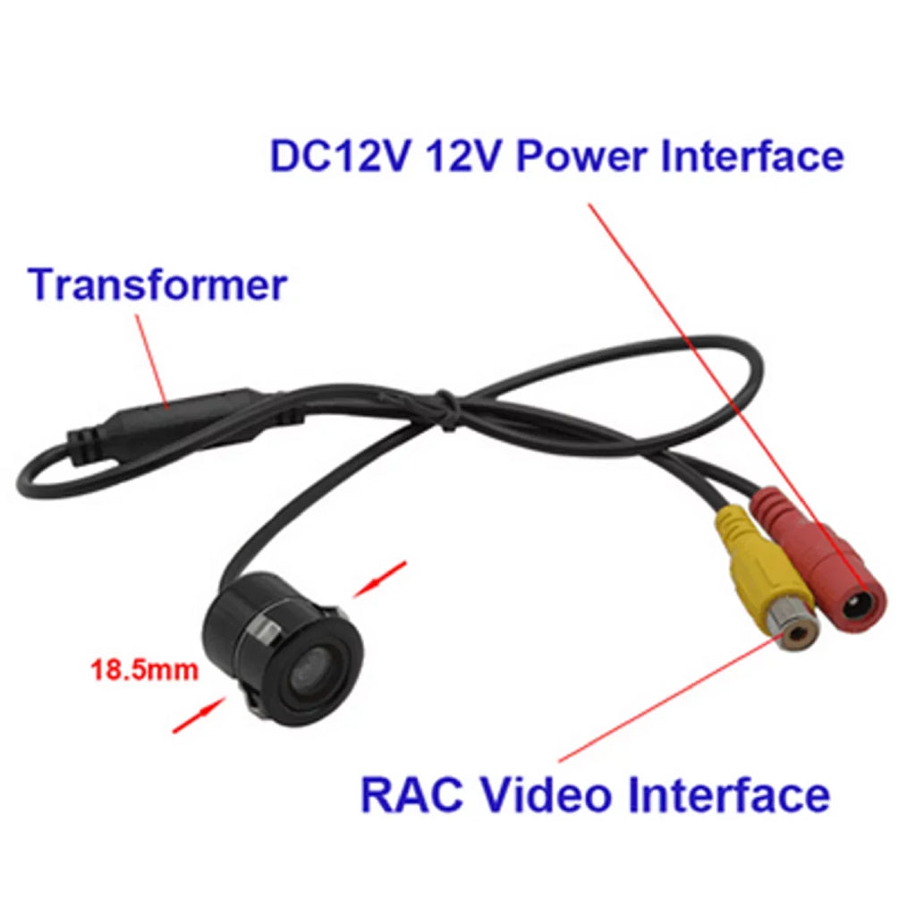 Foldable Display LCD Rear 4.3in Car LED Backup Night View Camera Monitor