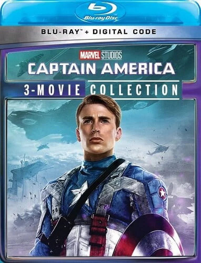 Code) America: 3-Movie (Marvel) (Blu-ray Captain Collection Digital +