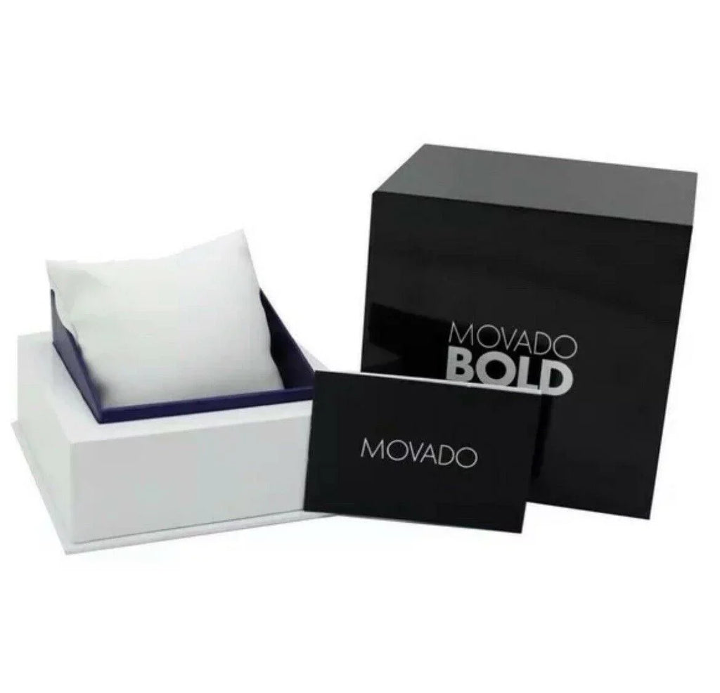 Strap 40mm Blue 3600901 Men's Mesh Bold Watch Movado Dial Evolution