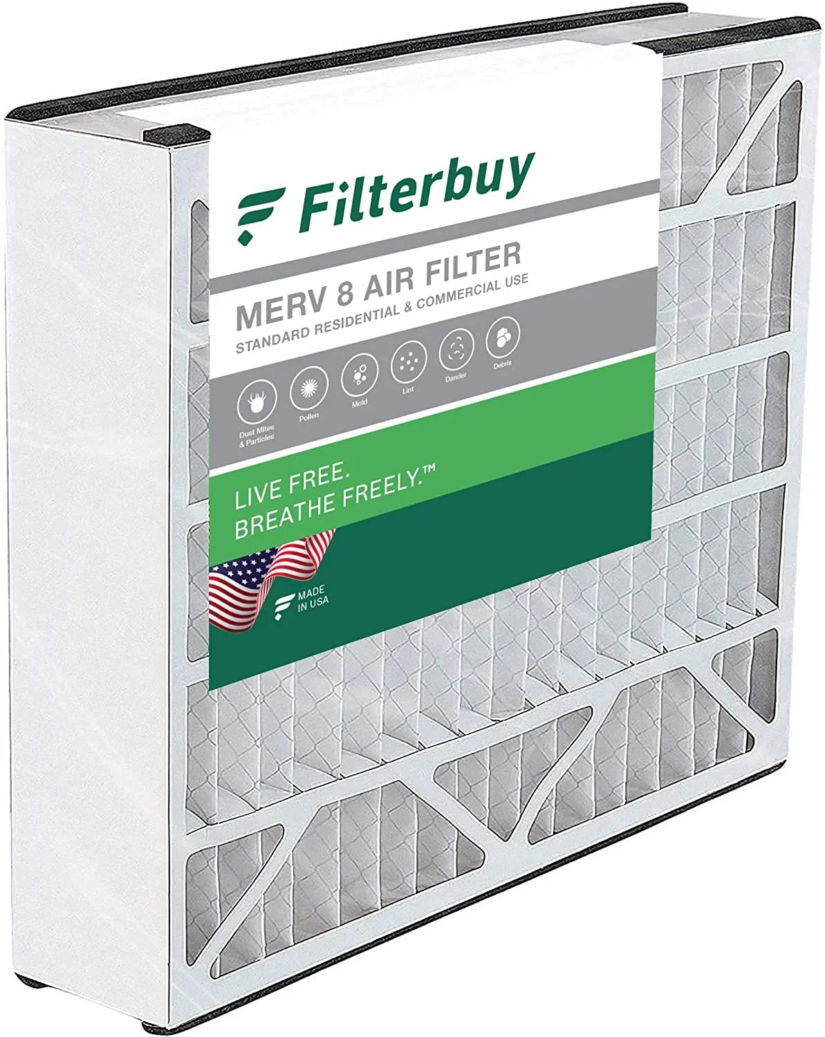 Furnace Bear, Pleated Generalaire, Air Filterbuy Ultravation 8 for Filters and Trion AC (1-Pack) 20x25x5 Air HVAC Skuttle, MERV