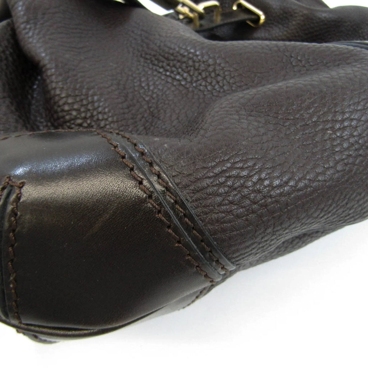 Burberry Bag Pre-Owned 3801199 Brown Women's Handbag,Shoulder Leather (Good) Dark