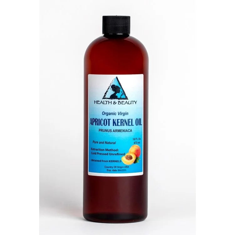 64 Organic Pressed Virgin oz Unrefined Pure Oil Cold Apricot Natural Raw Kernel