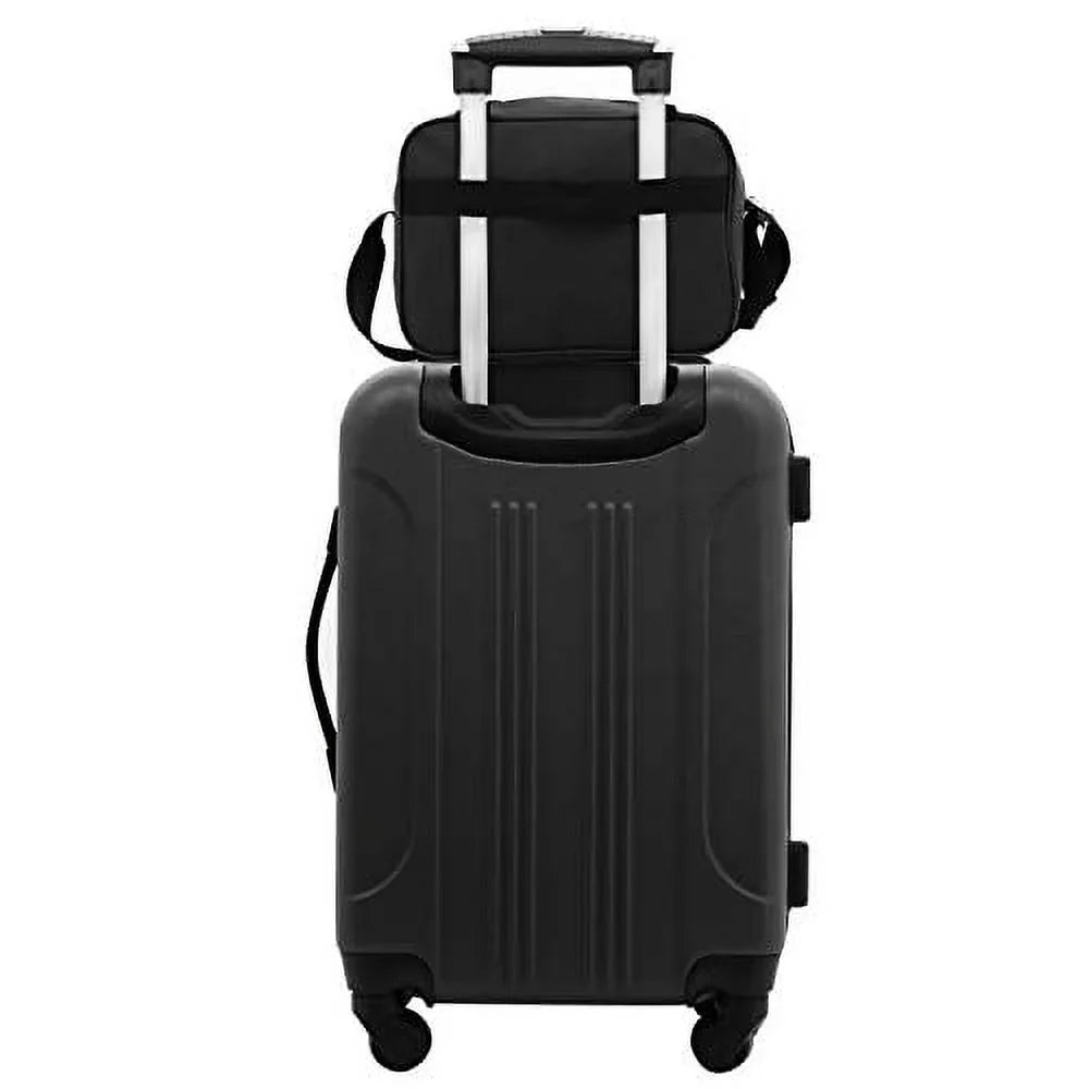 Travel Midtown Set, Luggage 4-Piece Hardside Black Club Travelers