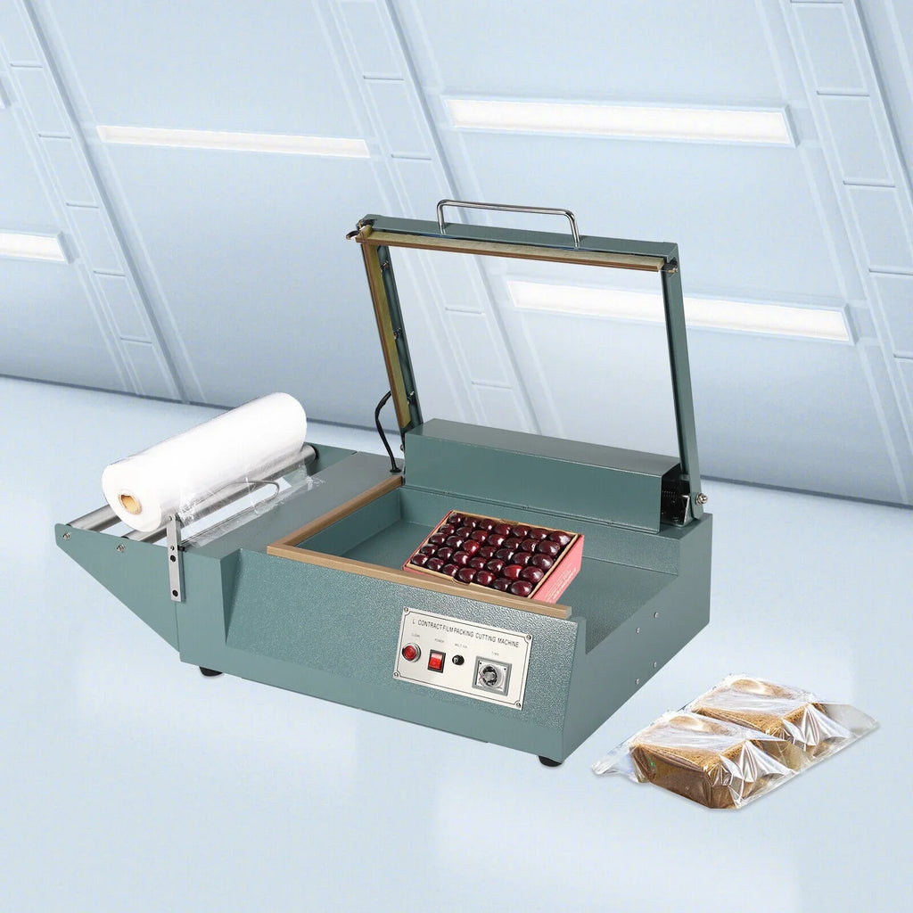 Sealing Machine DENEST Sealer Wrap Machine L-bar Cutter Retail Shrink Packing 1000W