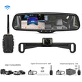 Wiring No View Mirror (T1400U) Rear Kit Auto-Vox Installation Trucks, Monitor OEM Backup for Camera Wireless Look