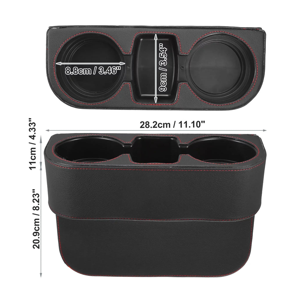 Holder Side Seat Seat Multi-function Storage Box Car Black Cup Pocket Car Gap Red Organizer Filler Console