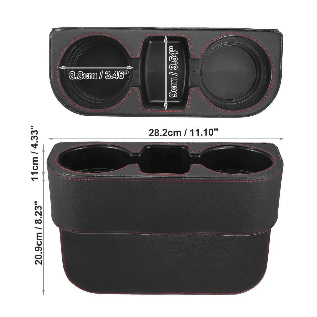 Holder Side Seat Seat Multi-function Storage Box Car Black Cup Pocket Car Gap Red Organizer Filler Console