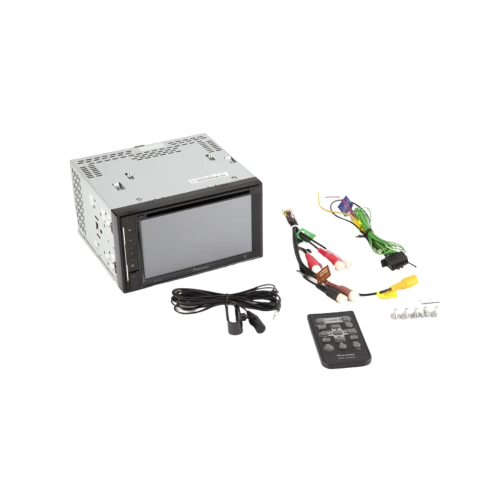 Bluetooth/Backup 6.2" 1995-2000 Aurora with Car Kit/in-Dash Oldsmobile AVH-241EX DVD/CD Receiver DIN Pioneer for W/ Camera/Installation Media KIT4817 AM/FM Touchscreen Bundle Digital Double Stereo