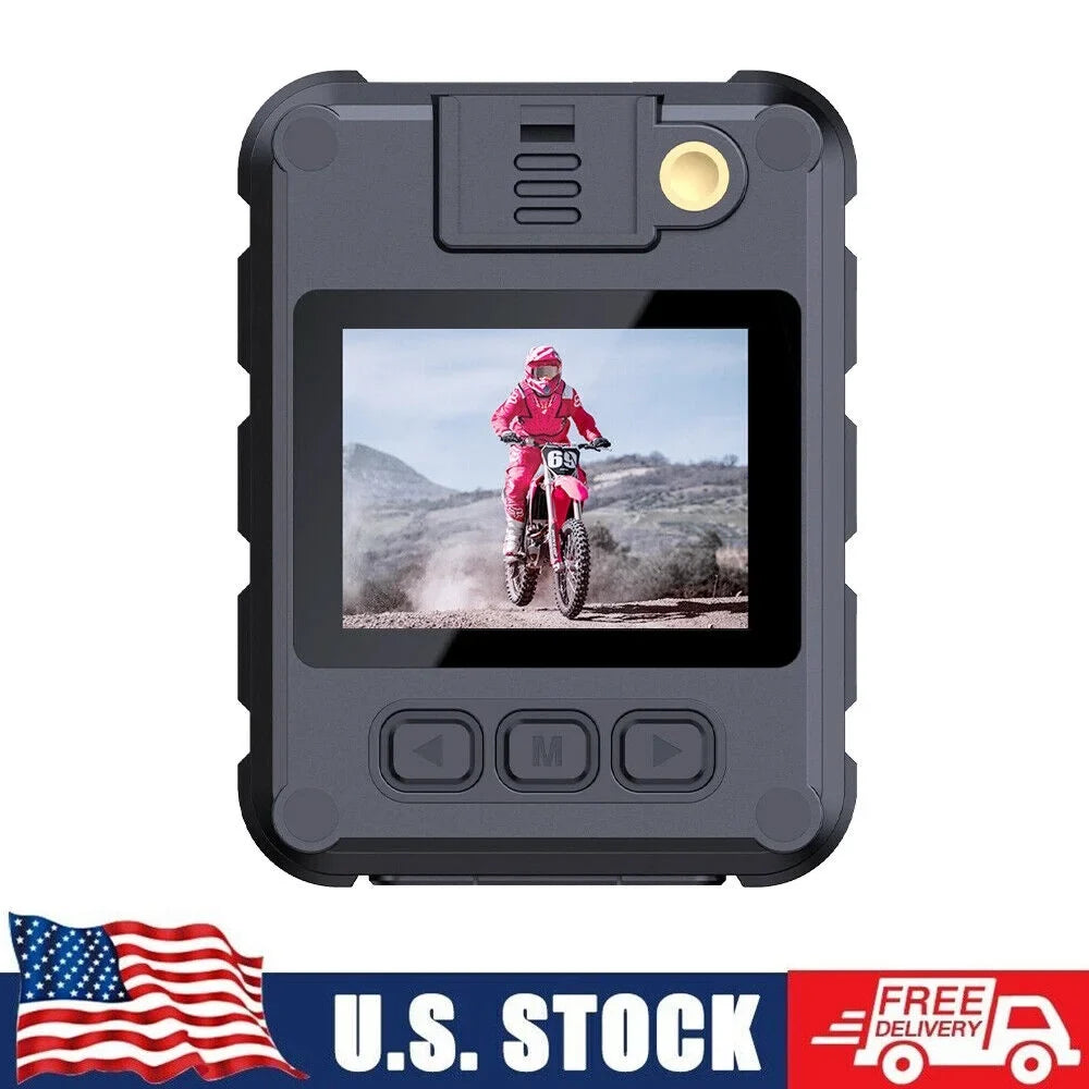 Night Video IR JLLOM Audio and Camcorder Vision DVR Mini Police Camera - Body with 1080P