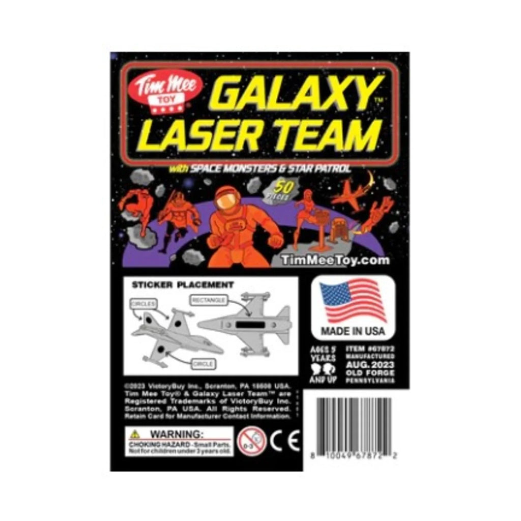 Purple Set Laser in Made USA TimMee vs - 50pc Orange - Figures Galaxy SPACE Team