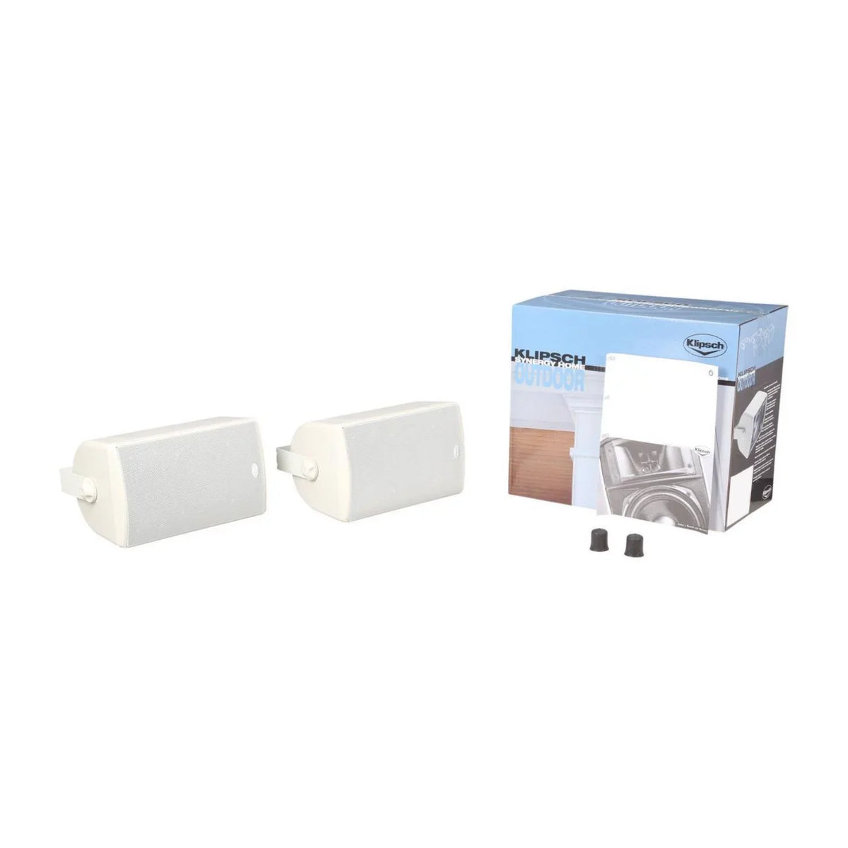 Speaker 5.5" Klipsch Pair, KHO-7 Restored Outdoor (Refurbished) White