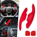 Q3 Compatible Shifter Aluminum Q7 (Red) Cover With Paddle A7 Trim, Wheel CNC Tech S7 Alloy, S5 Steering A3 S8 S4 A5 SQ5 A4 RS3 Xotic Q5 S3 A6 RS6 A8 S6 Audi