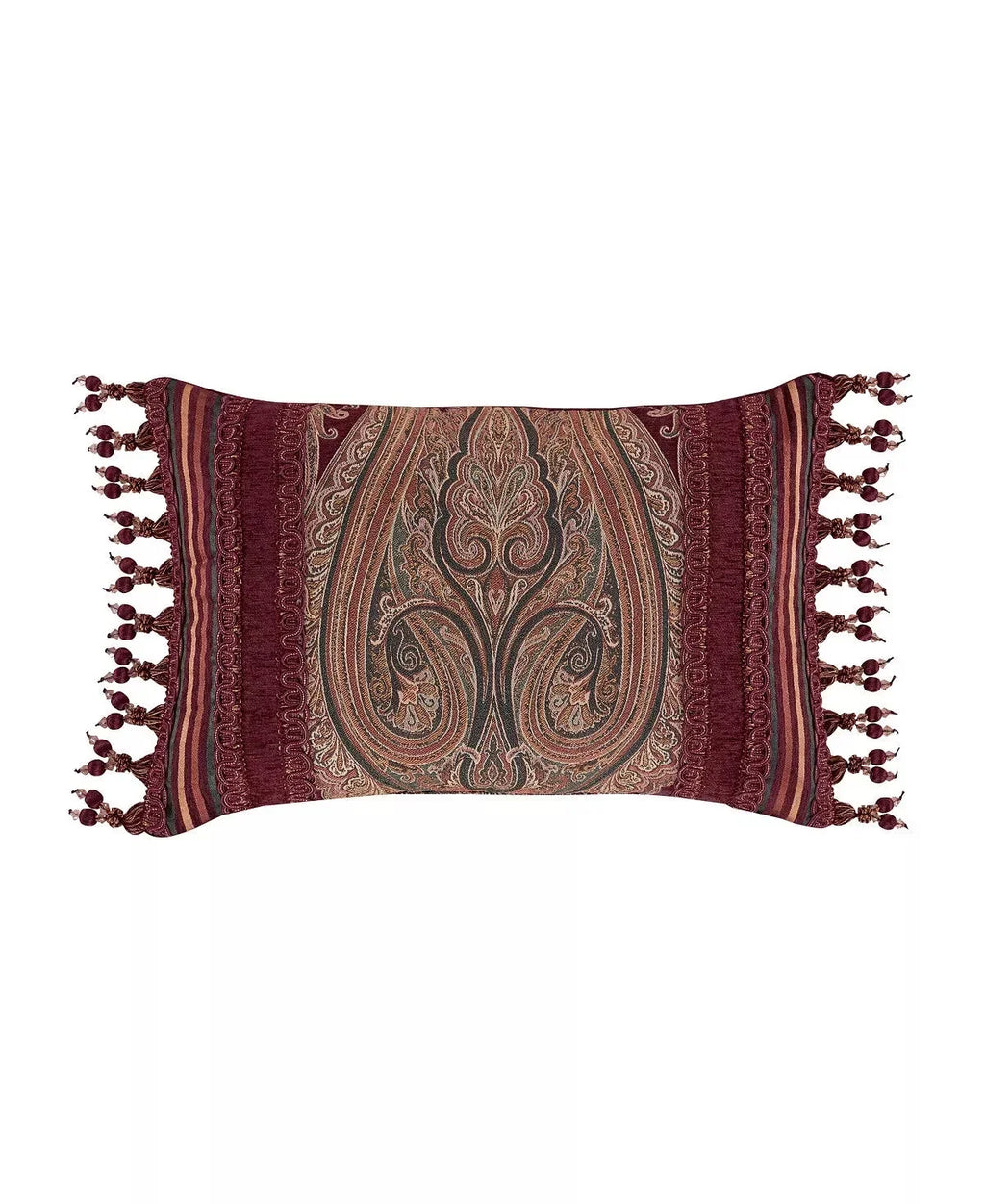 Rousseau 23″, 15″ Red Pillow, J Boudoir x Queen New York Decorative