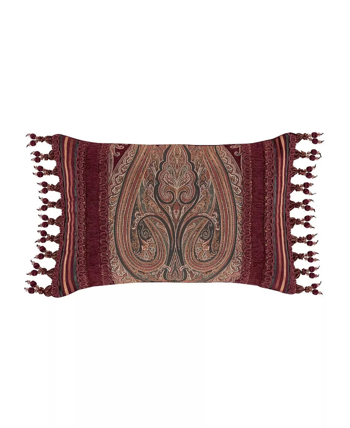 Rousseau 23″, 15″ Red Pillow, J Boudoir x Queen New York Decorative