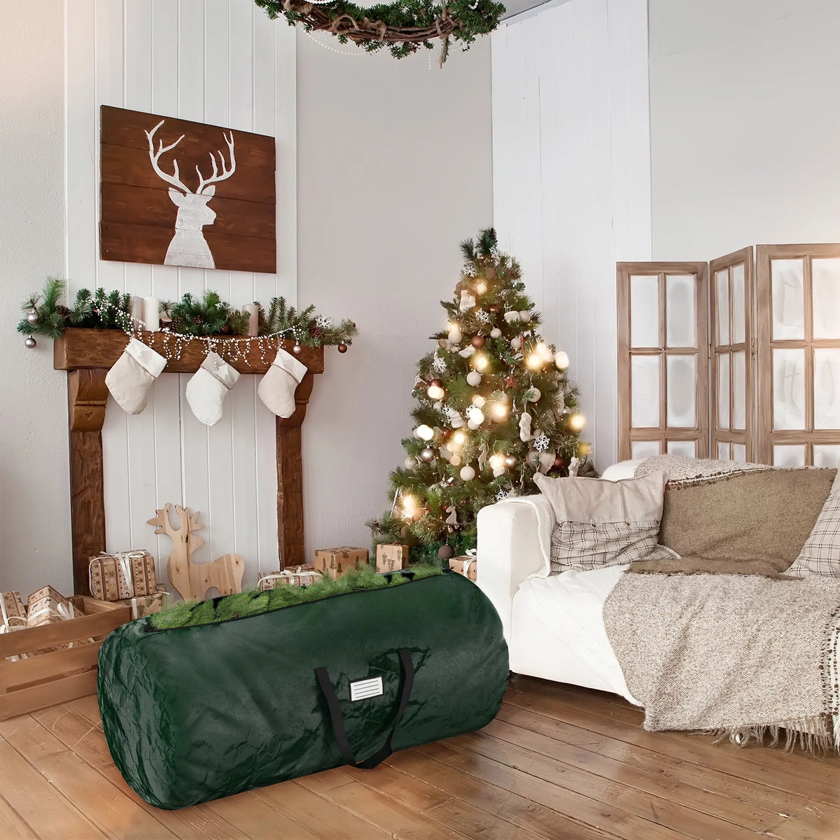 Bag-61.5"X27.5"X27.5" Storage Stor Christmas Elf Premium