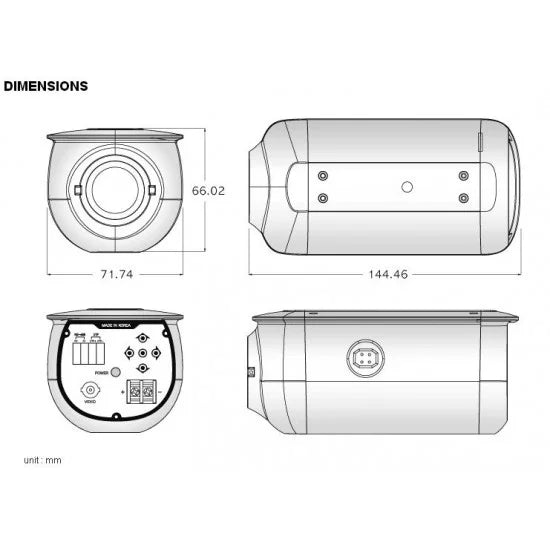 HD Camera 1080P Included) Dual TVI Dual (Lens 2MP Power, TPB-204 Box with Not Outputs Eyemax