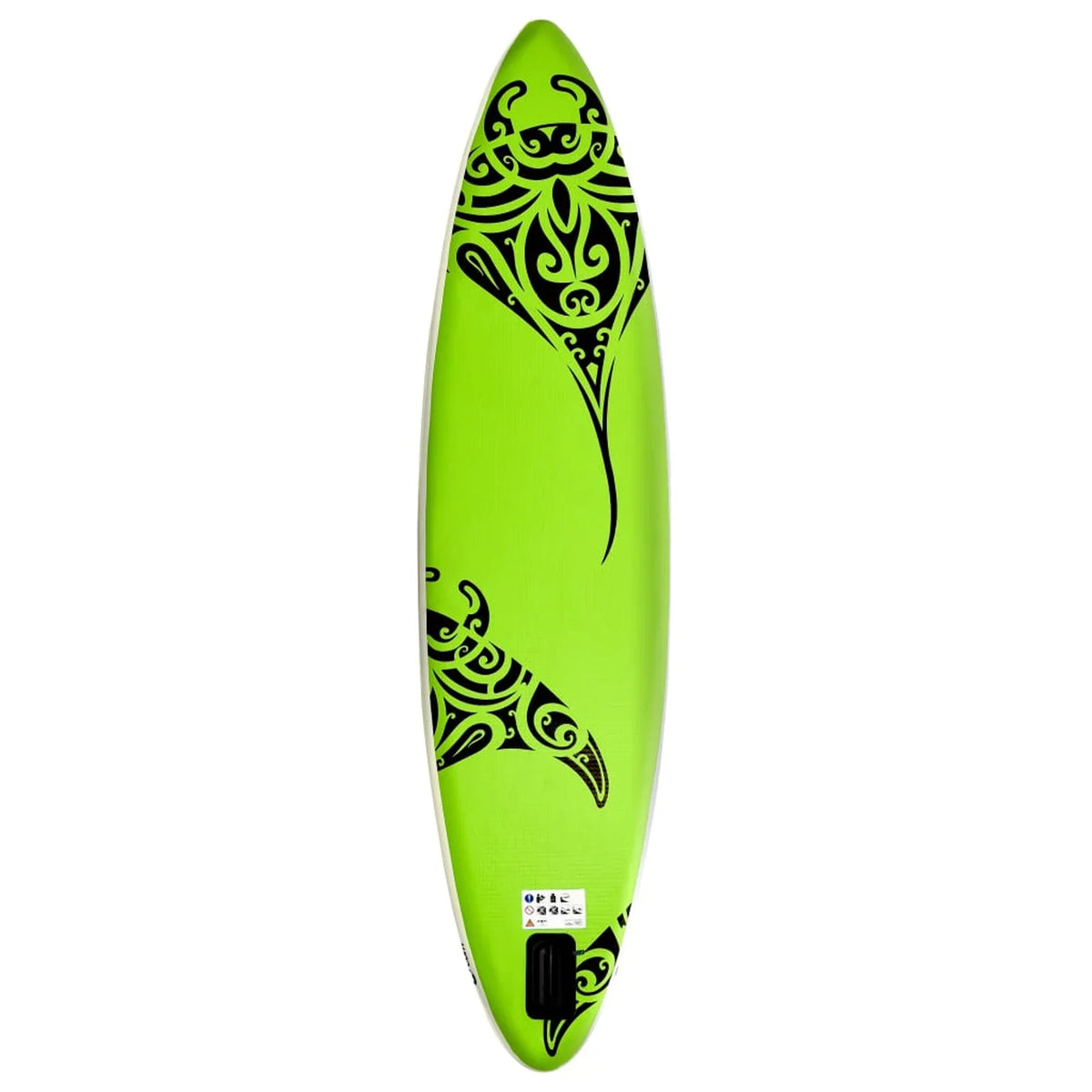 126"x29.9"x5.9" Green Paddleboard Inflatable Carevas Set