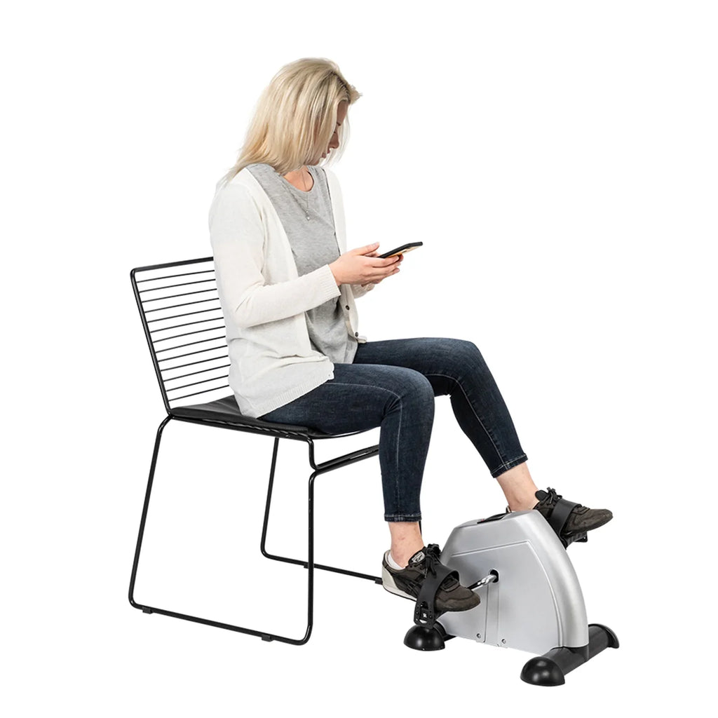 Silver Home and Feet Trainer Hands Use Buyweek W002K Bike Mini Exercise