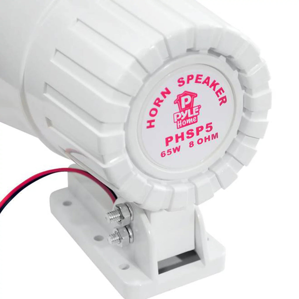 Pack) Pyle Outdoor 8" Horn PA Watts (4 White 65 Ohms Speaker, 8 and Indoor