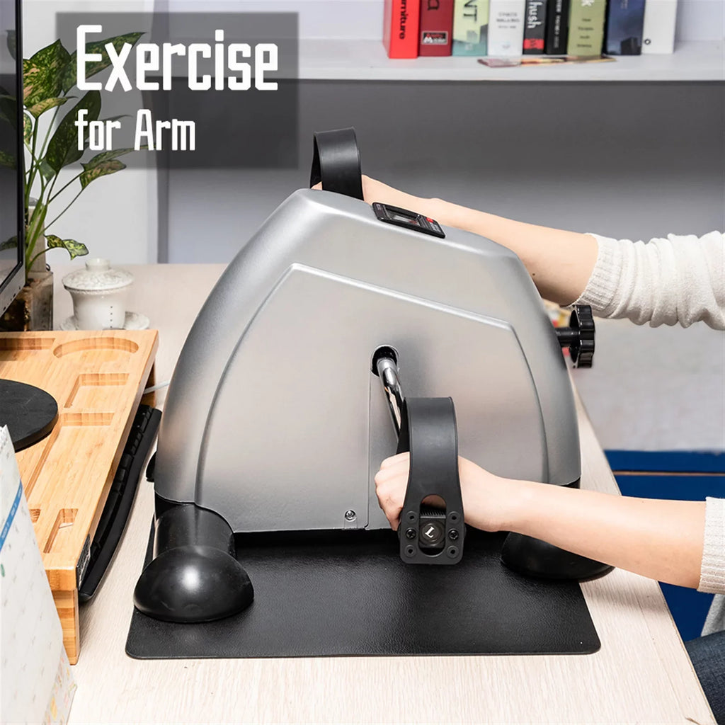 Silver Home and Feet Trainer Hands Use Buyweek W002K Bike Mini Exercise