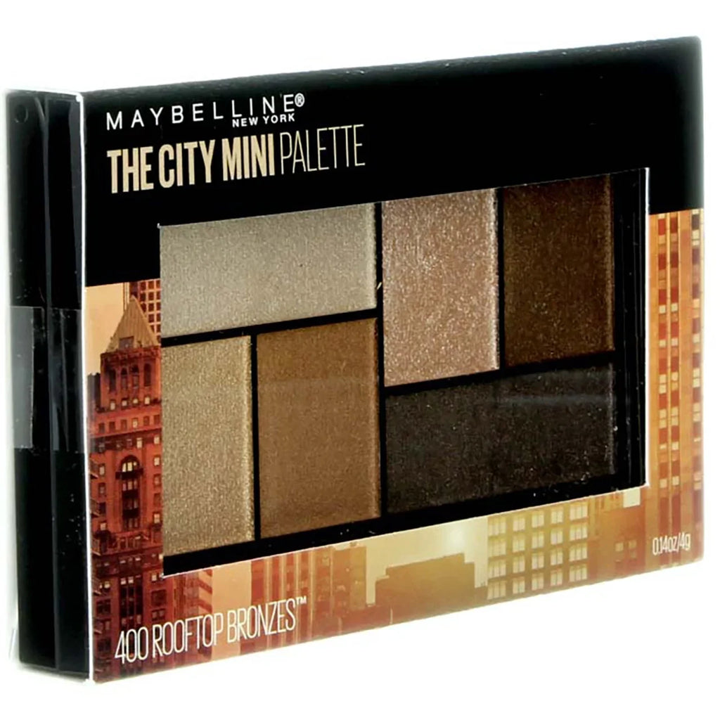 Rooftop Bronzes Maybelline The of (Pack 0.14 Eyeshadow oz Palette, 4) City Mini