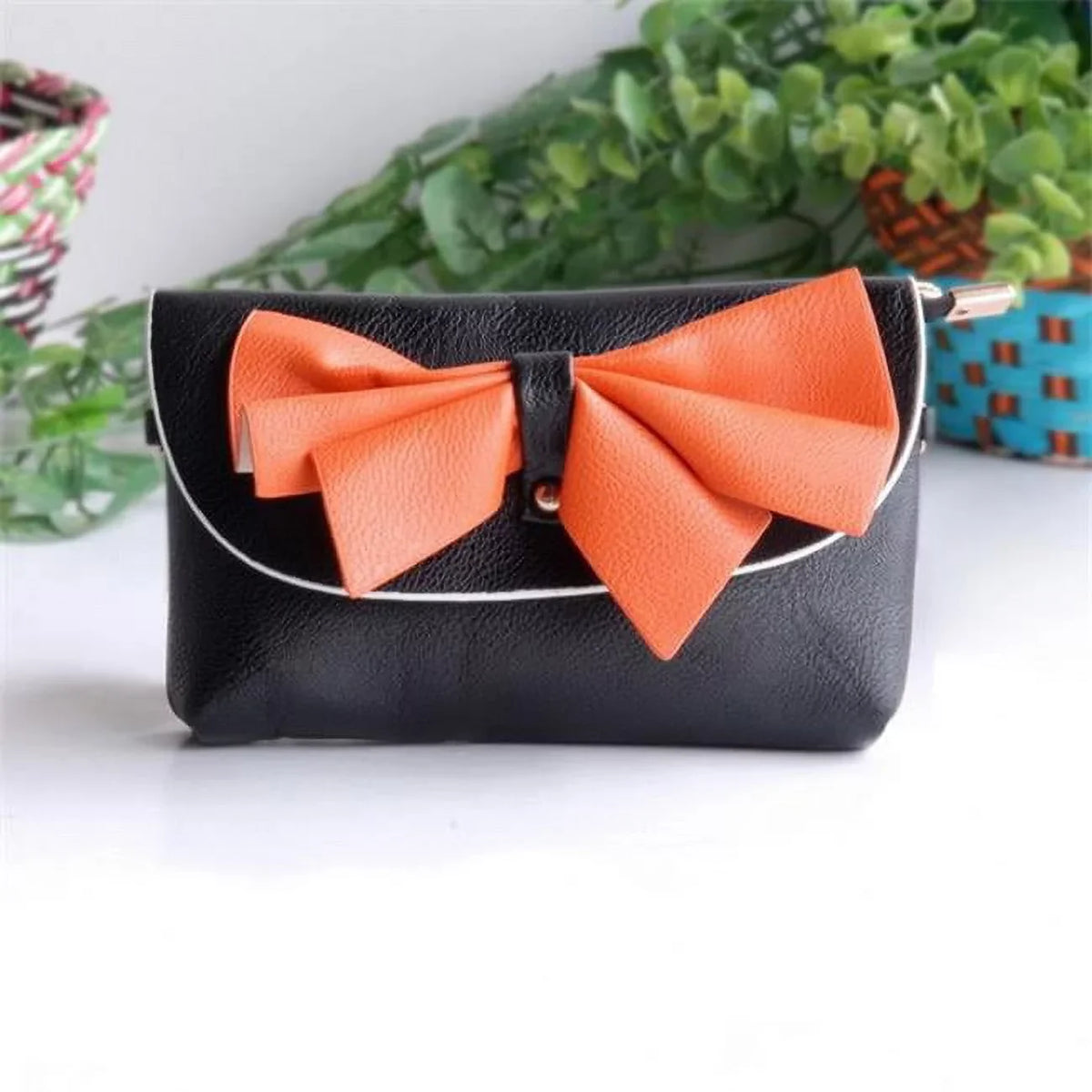 Clutch Purse Clutch Imagine Colorful Relaxed - Leatherette Shoulder Bag